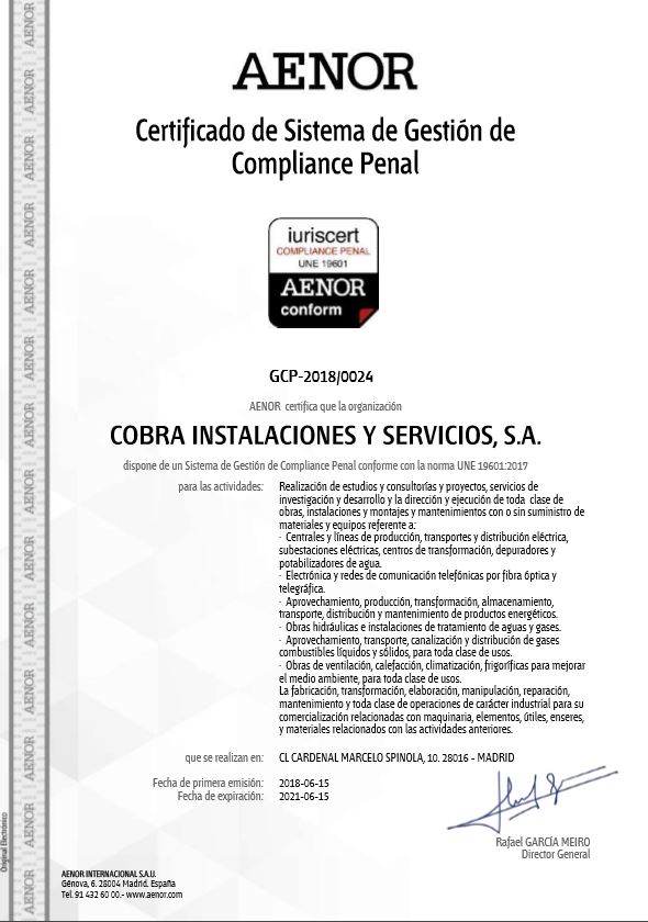 certificación